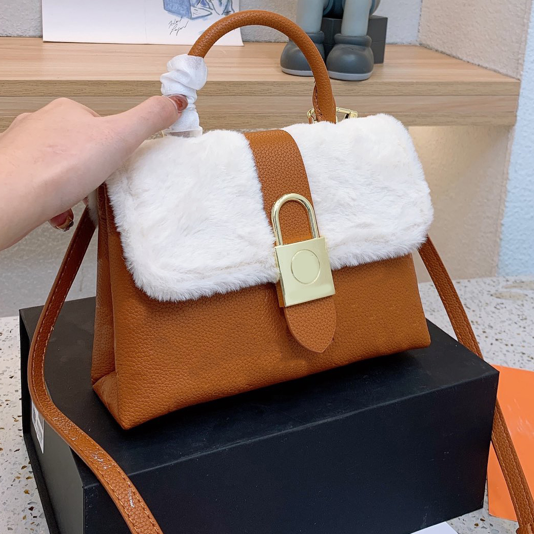 

Tote bag Crossbody Designer brand bags Women lock luxury Fashion shoulder Handbags Quality Phone wallet Metallic plain Corduroy, No bags