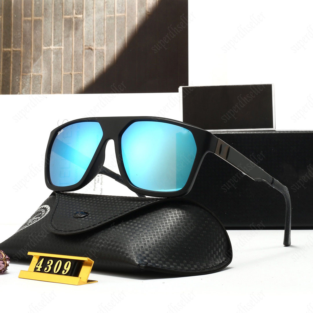 

5 Colors Sunglasses Cycling Glasses Fashion Sunglass Men Glass Polarized Adumbral Mirrored Lens Designer UV400 Eye Protection Shades Lenses Black Frame