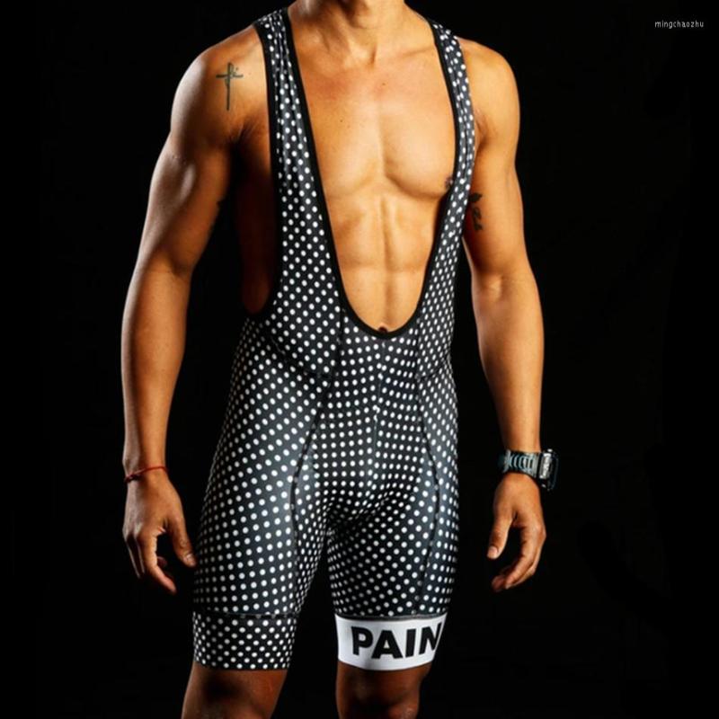 

Racing Sets Love The Pain Men Cycling Shorts Bicycle Gel Pad Road Mtb Knickers Bike Wear Hombre Lycra Bib Pants Ropa Ciclismo, Bib shorts 1