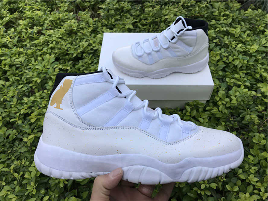 

Shoes Jumpman 11 Ovo White Gold Real Carbon Fiber 11s Sneakers Come, #1