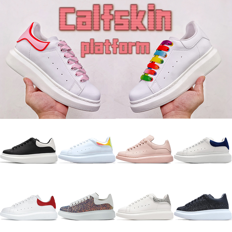 

Designer alexanders casual shoes calfskin oversized sneakers triple black white reflective grey velvet metallic royal snakeskin men women outdoor shoe, Bubble wrap packaging