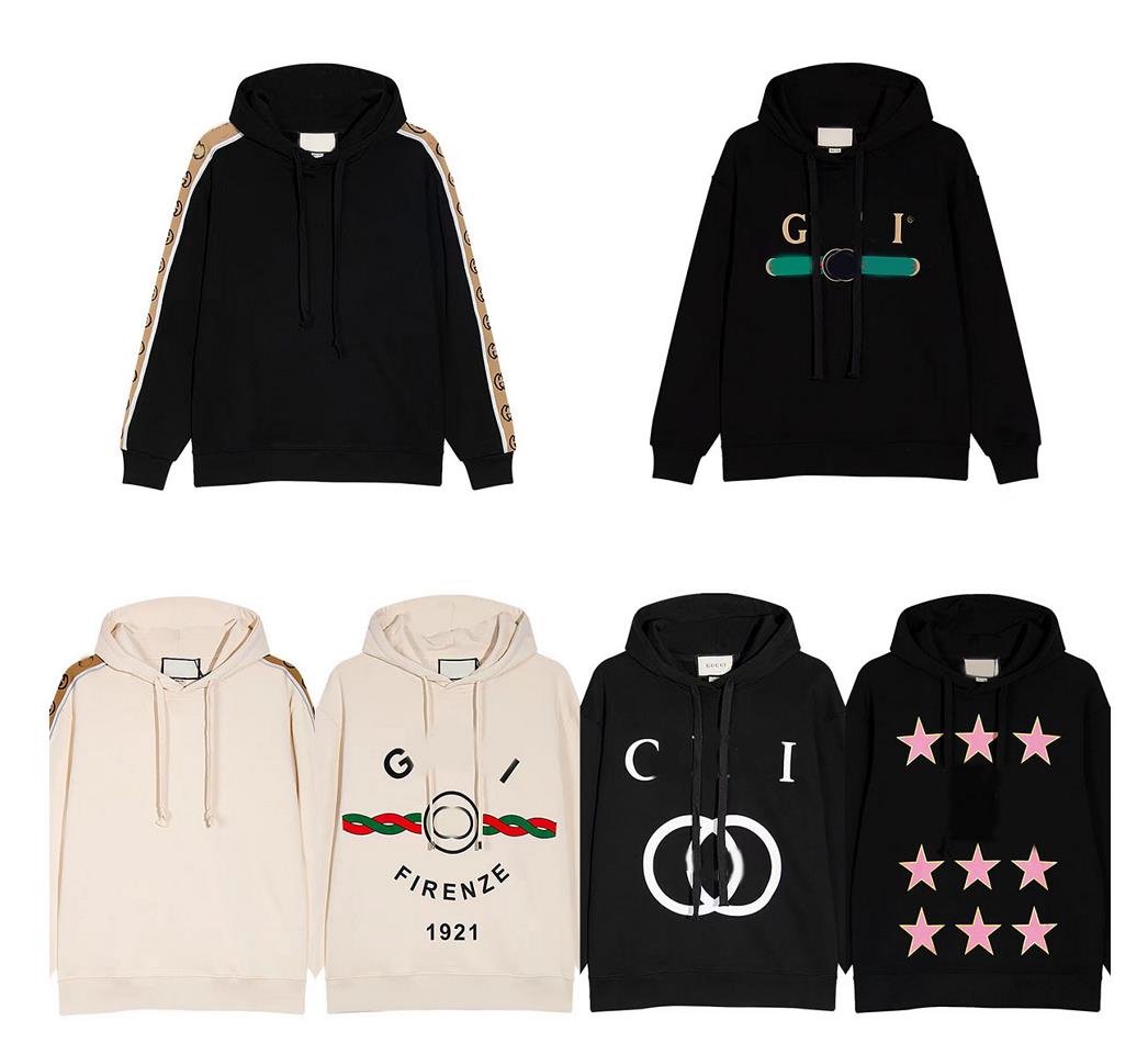 

Men' Hoodies & Sweatshirts designer 2022 Designer Luxury Wear Autumn and Winter New Style Chest G Double Ring Buckle Letter Printing Hoodie for Men Women QDQG, Colour1