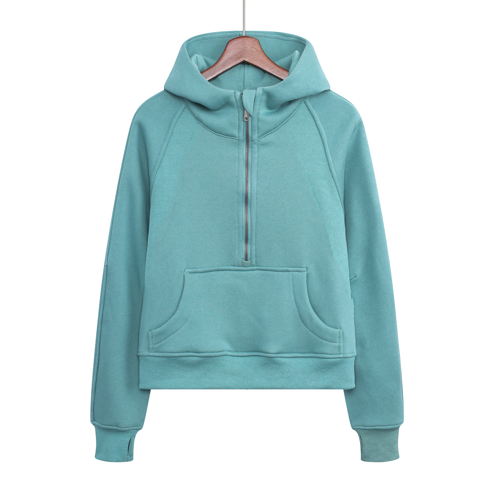

44VJ 2023 Lulus Yoga Sweatshirt Scuba Half Zip Hoody Hoodies Outdoor Leisure Lu Sweatshirts Gym Clothes Women Tops Workout Fitness Thick Tidal current movement