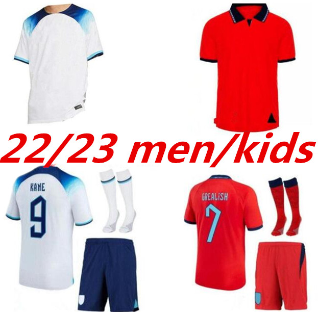 

S--4XL 2022 soccer jersey KANE STERLING RASHFORD SANCHO GREALISH MOUNT FODEN SAKA ENGLANDS 22 23 national football shirt women men kids kit sets uniform 999, Black