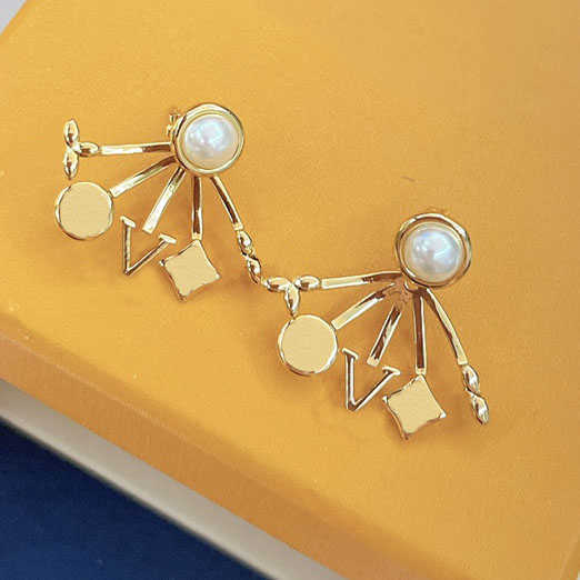

Gold Pearl Earrings Luxurys Designers Jewelry Womens Hoop Ear Studs Flower Letter Charm Pendants Earring For Women Hoops Stud Orecchino 2022