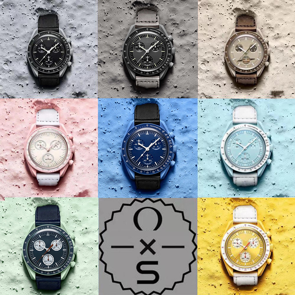 

moonswatch Bioceramic Planet Moon Men's Watches Full Function Quarz Chronograph designer Watch Mission To Mercury 42mm Luxury Watch Limited