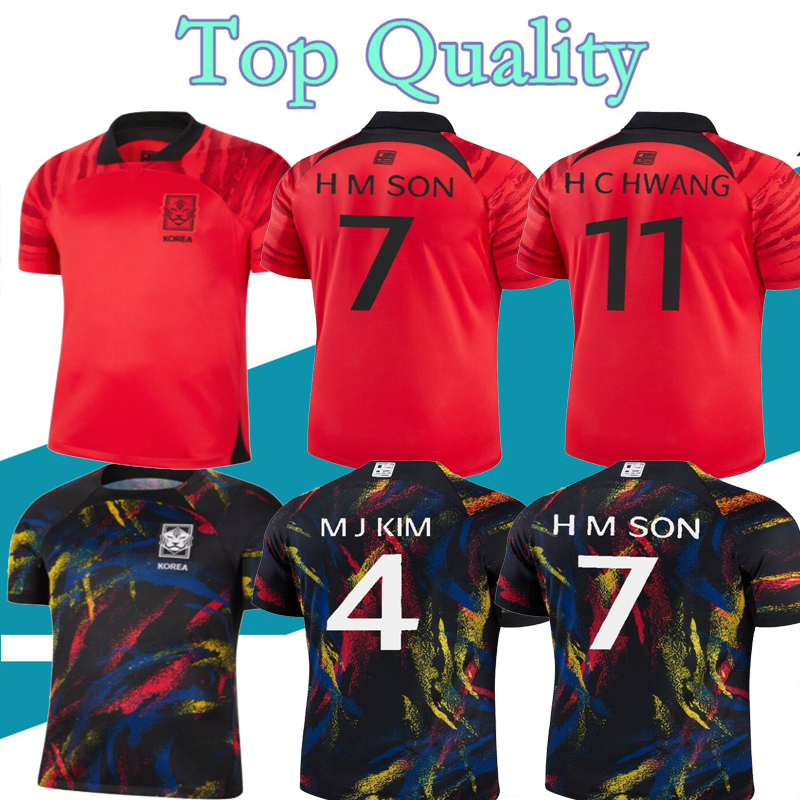 

2022 2023 Korea Soccer Jerseys national team South SON Cho Gue sung In Bum Hwang Ui jo JEONG SUNG KWON home away 22 23 football shirt XXXL