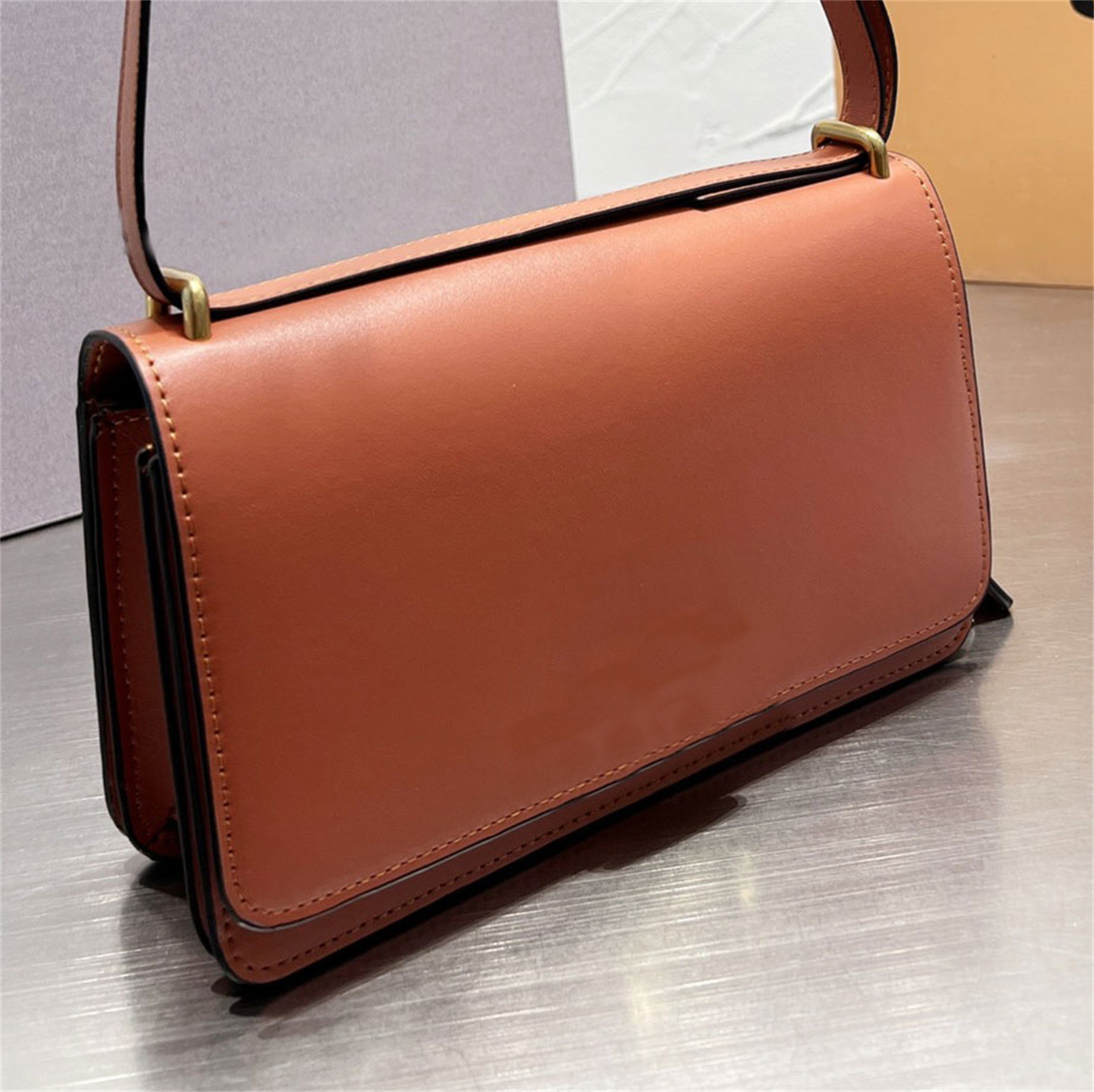 

Bandit Shoulder Bag In Signature Textile Jacquard And Glovetanned Leather Designers Women Flap Snap Closure crossbody Multifunction Pockets Shoulder Bags
