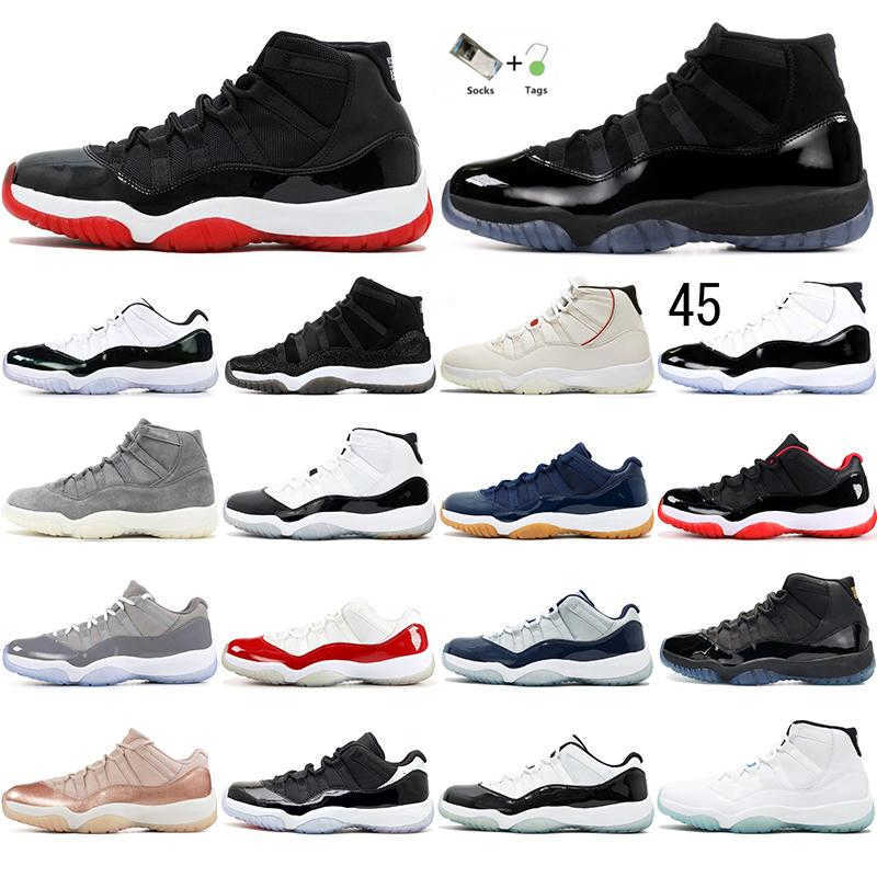 

Cool Grey High 11 11s Basketball shoes bred 25th Anniversary 45 Men Women Trainers low legend blue citrus platinum tintFPG0, 12