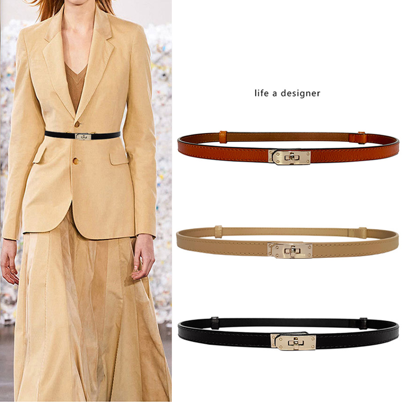 

womens belt designer belts luxury waistband women leather waistbands Joker waist ornament ladies Korea waists fashion whit black woman dress decoration, As pics