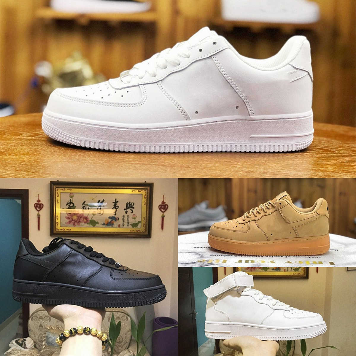 

Designer 2023 New FoRcEs Outdoor Men Low Skateboard Shoes Discount One Unisex Classic 1 07 Knit Euro Airs High Women All White Black Wheat Running Sports Sneakers S88, Please contact us