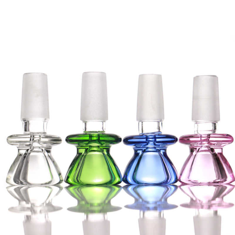 

Pink 14mm Hookahs Bowl Smoking Accessories For Bong Thick Heavy And Newest Wholesale Tobacco Crystal Glass Bowl