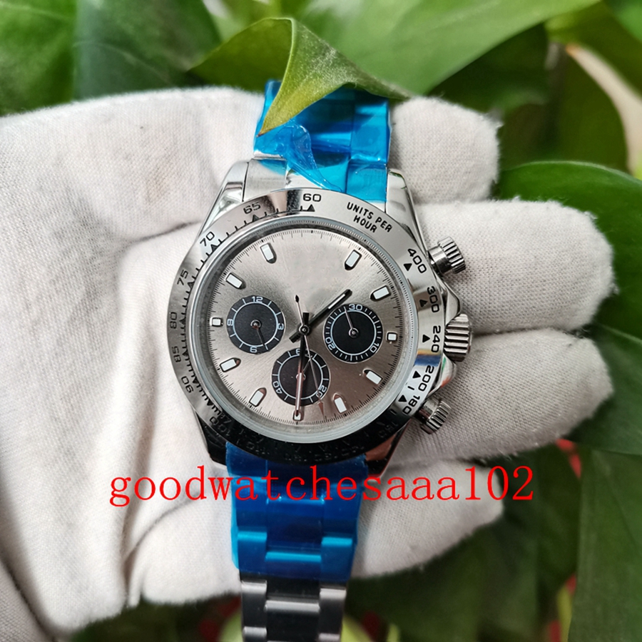 

top designer watches for 40mm Gray Dial 116509 new version NO Chronograph Automatic Mechanical 2813 Movement 316L bracelet Mens Watches original Box