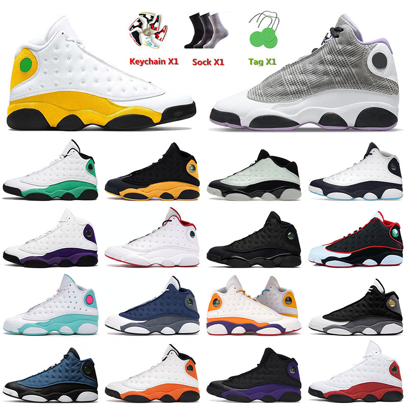 

Top Jumpman Basketball Shoes 13 13s XIII Del Sol Houndstooth Court Purple Obsidan Cap And Gown J13 Mens Women Jorda Sports Trainers Sneakers V0EF, Separate colours