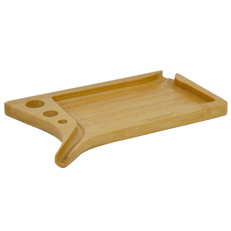 

Smoking Accessories Bamboo Wood Rolling Tray 132 75mm With 3 Cone Holders Handmade Wood Roll Machine Tobacco