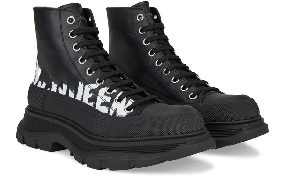 Designers Tread Slick Bottes Femmes Chaussures Décontractées Plate-Forme Cheville Botte Triple Toile Noire Royal Magnolia Toile Luxurys Mcqueens