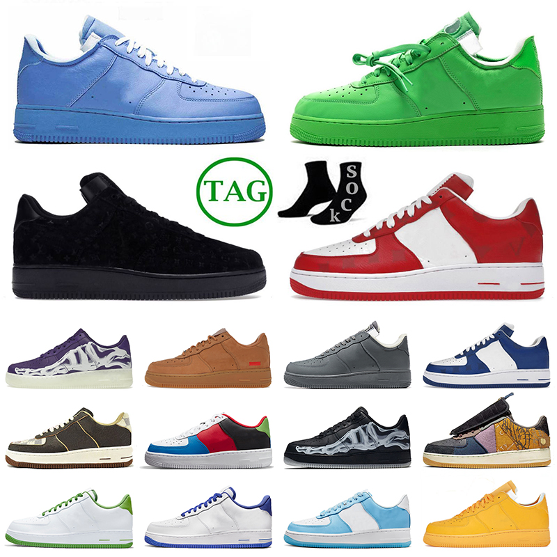 

Men Women Airforces 1 Skate Shoes 36-45 Offs White Brooklyn Grey Basketball Shoe Trainers Uv Reactive Wheat Virgil Sports Purple Skeleton Beige Medium Blue Sneakers, A45 36-45 sup black