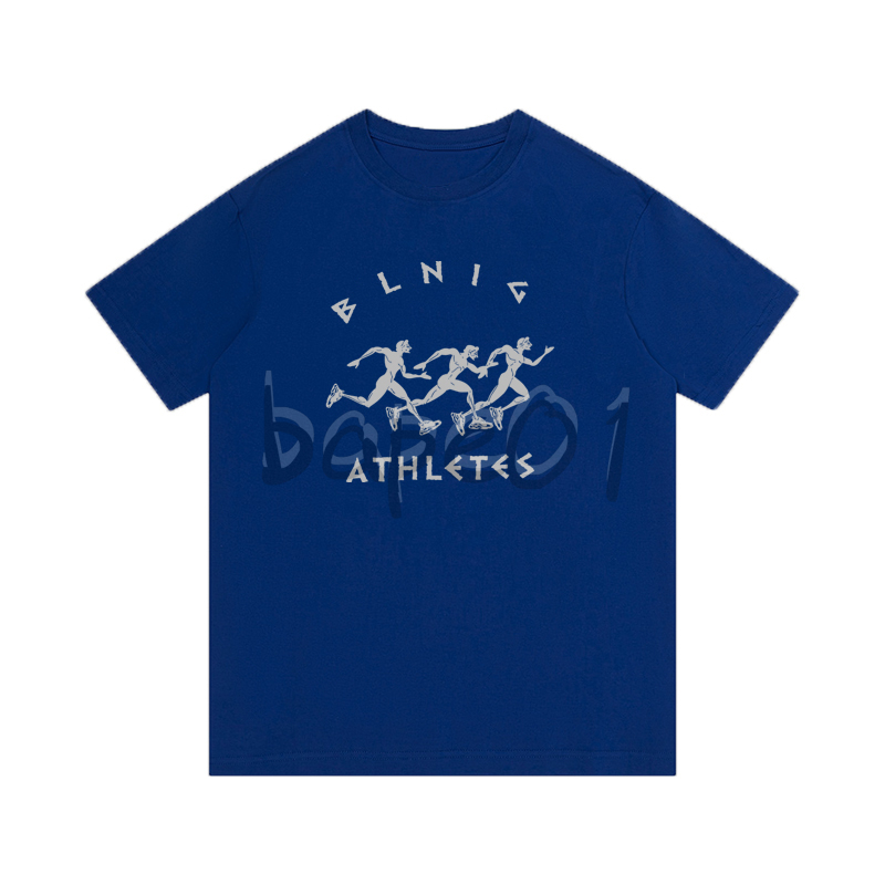 

Summer Fashion Brand Mens T Shirt Polo Shirt Designer Running Letter Print Short Sleeve Luxury Casual Loose T-Shirt Top Black White Blue Asian Size S-2XL