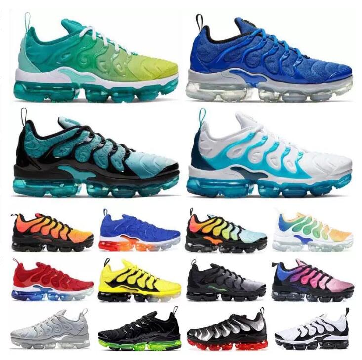 

TN Plus Running Shoes Cool Grey Men Women White University Blue Triple Red Creamsicle Rough Green Lemon Lime Be True sneakers 40-46, Please contact us
