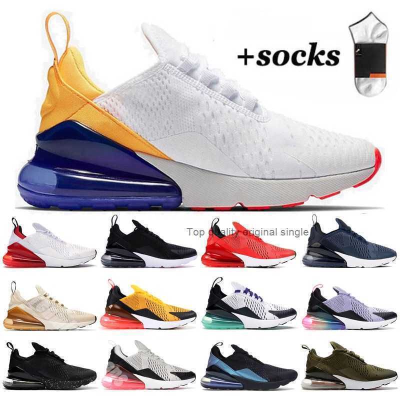 

270 Women Men sports Shoes 270s Womens Mens USA Volt Orange University Blue Rainbow Core White Tiger Olive Outdoor Sports Trainers Sneakers, Color 1