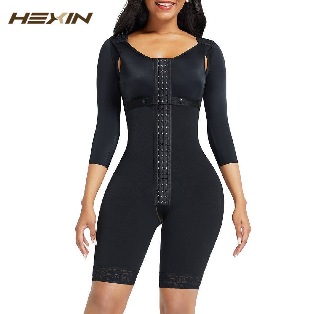 

Slimming Belt Body Shaper Fajas Colombianas Shapewear Long Sleeve Bodysuit Arm Waist Trainer Push Up Butt Lifter Corset 221019