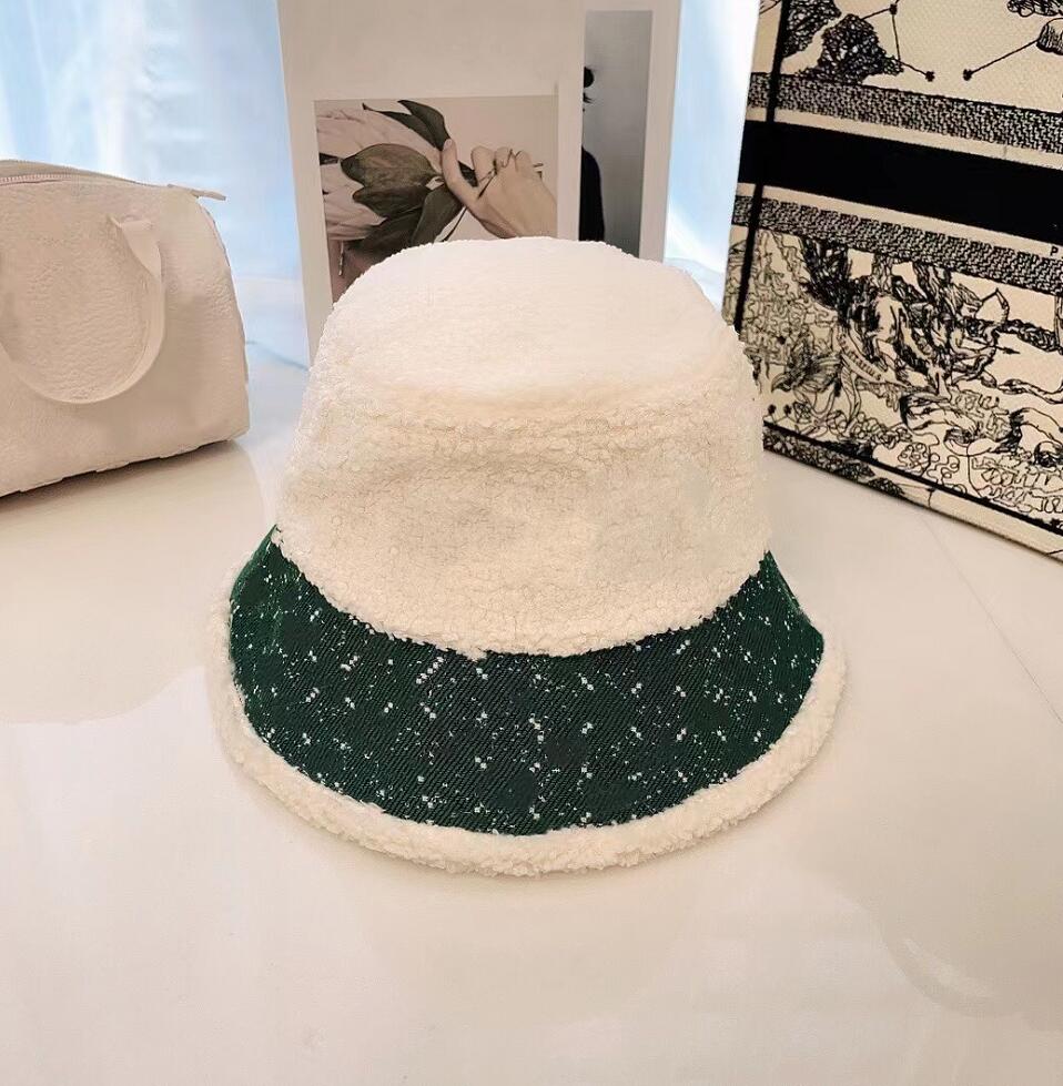 

classic Designers Stingy Brim Hats Lamb Wool Thicken Bucket Caps Leisure Outdoor Vacation Windproof Fisherman Hat Luxury Woolen Cap designer hats, This link is not sold separately