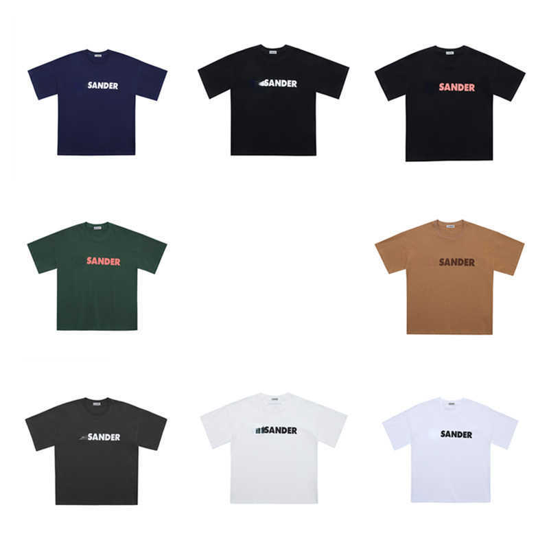 

Jil Letter Sander designer t shirt mens sweatshirt Summer Short Sleeve T-shirt men women Round Neck Pullover tee oversize sweat shirts, Ivory white