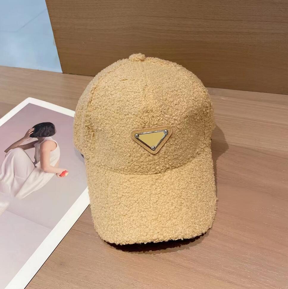 

Winter Lamb Wool Ball Caps Unisex Leisure Hip-hop Baseball Cap Men Women's Thicken Warmth Peaked Cap Triangle Adjustable Woollen hat designer hats, This link is not sold separately