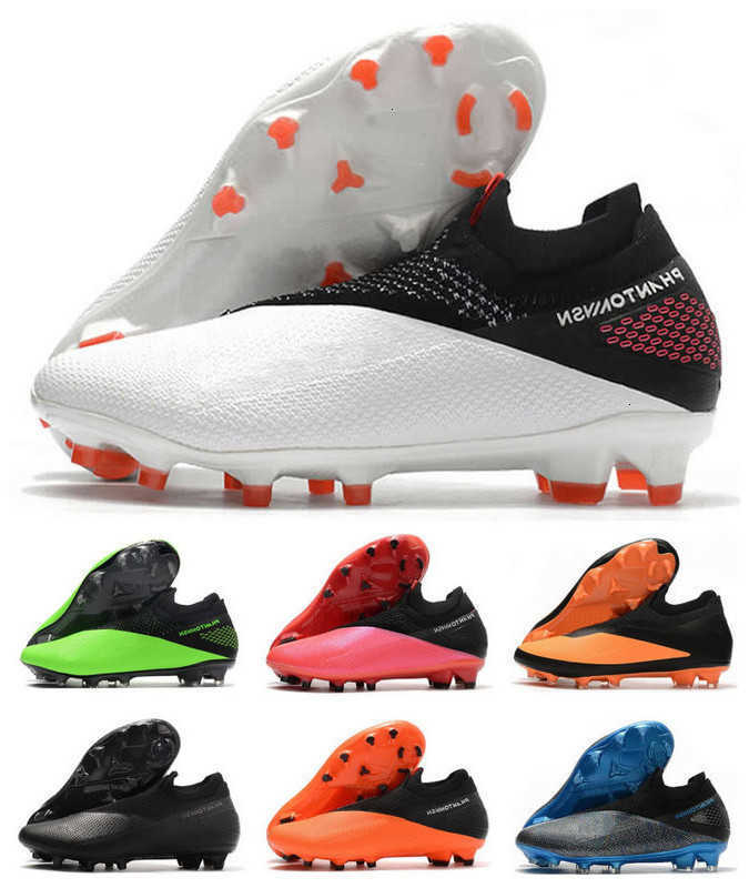 

Dress Shoes Shoes Phantom VSN Vision II Elite DF FG 2 2S White Pink Green Strike High Ankle Soccer Cleats Football Size US6.5-11, 4 df fg