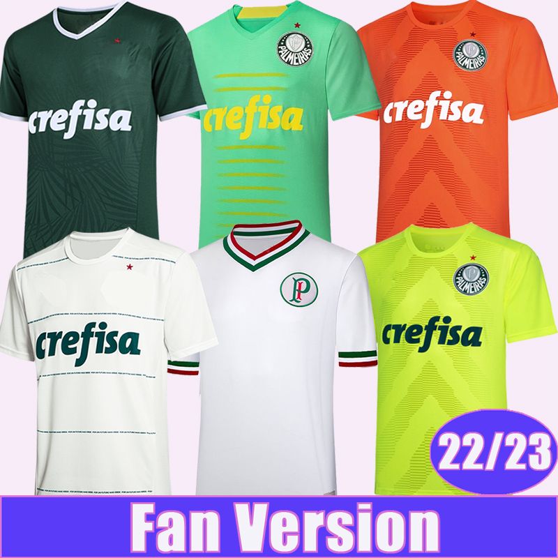 

22 23 Palmeiras Mens Soccer Jerseys 120TH BRENO LOPES R.VEIGA DEYVERSON ATUESTA ZE RAFAEL G.VERON DANILO R.NAVARRO Home Away Goalkeeper Football Shirt Uniforms, Smy9339 22 23 gk no patch