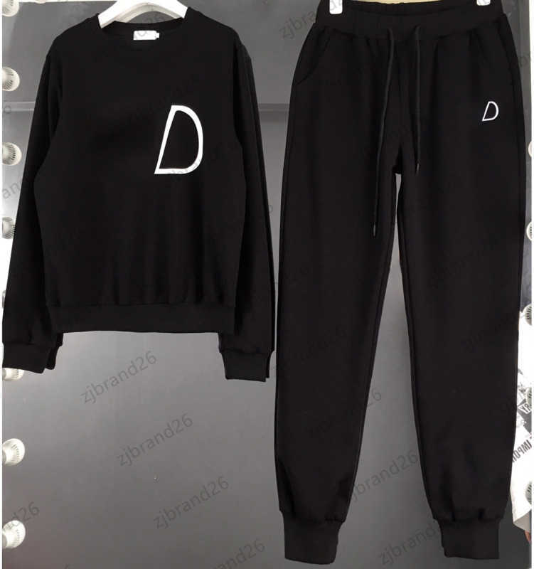 

Two Piece Pants Tracksuits Womens Letter Logo Printed Regular Long-sleeved Hoody Tops Loose Motion Pant Comfortable Joker Women Tracksuite 1970, 12