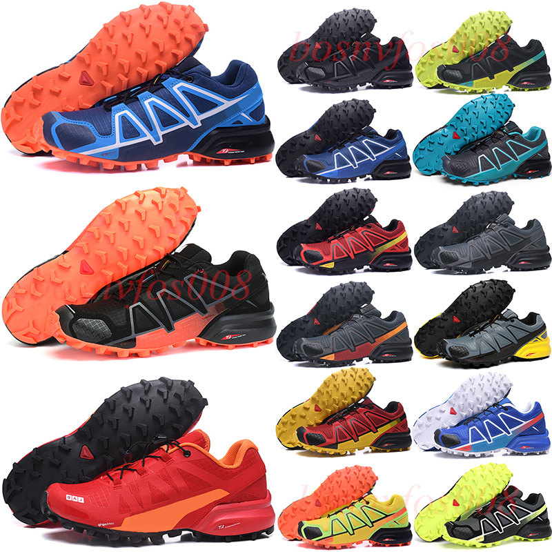 

Black Grey Blue White Cyanine Runner Shoes Sports Sneakers Speed Cross 4.0 Fashion Outdoor Low Boots For Navy Blue Orange Red Sapphire Yellow Men Male Solomon, Please leave a message