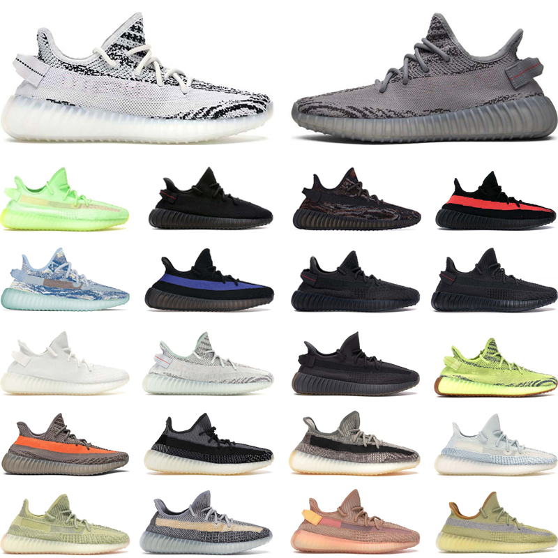 

yeezys sneakers 350 shoes V1 v2 v3 Designer running Mens Trainers yezzy yeezzy Womens sports Personality Black red Zebra Static Black EUR 36-45 kanye 3M, #16 cinder