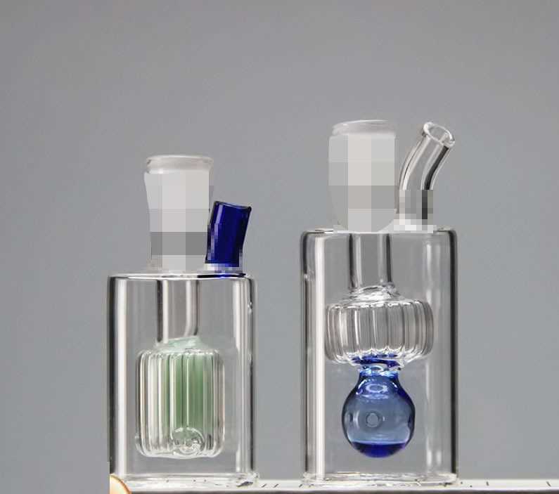 

Hookahs Glass Oil Burner Water Bongs Glass 2 Styles Thick Colorful Small Bubbler Bong Mini Dab Rigs For Smoking