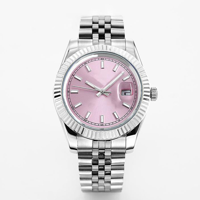 montres-bracelets pour femmes hommes Montre avec boîte montres daydate en acier inoxydable chronomètre automatique dames avec un design étanche n