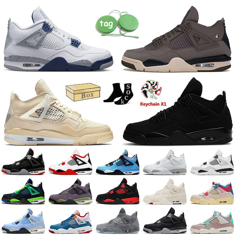 

Jumpman 4 Women Mens Basketball Shoes 4s A Ma Maniere Midnight Navy Sail Black Cat Offs White Oreo Doernbecher Military Red Thunder Canvas Sports Trainers Sneakers, C50 what the 4 40-47