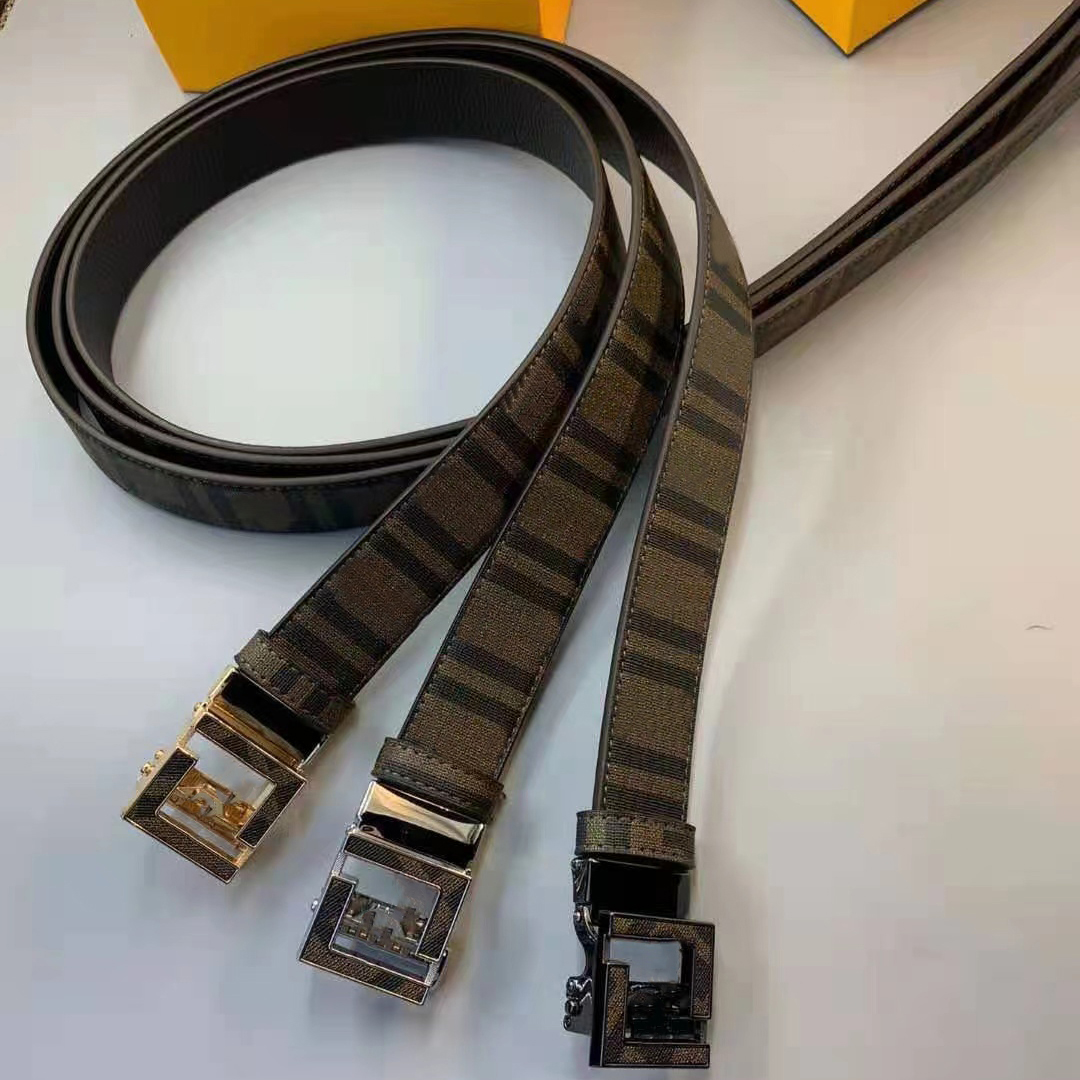 

2022 Genuine Leather Belt Men Fashion Designer Belts Mens Black Buckle Letter Waistband Cintura Ceintures F Belt For Women Gurte yellow box, With box