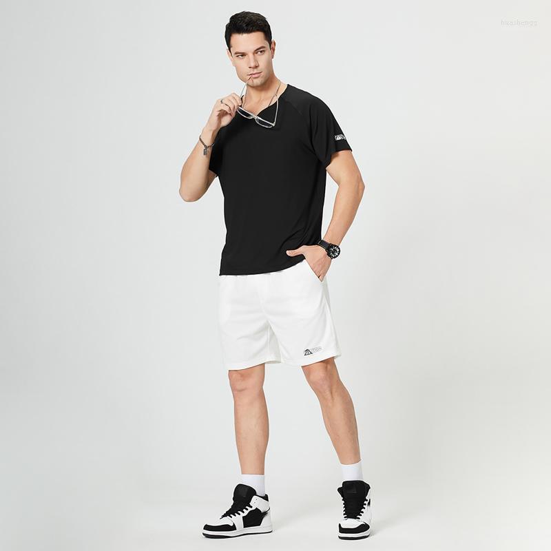 

Men' Tracksuits Summer Men' Short Sleeve Sets Outdoor Leisure Sports Suit Version 2 Piece Running Fitness Quick Dry Set Ropa