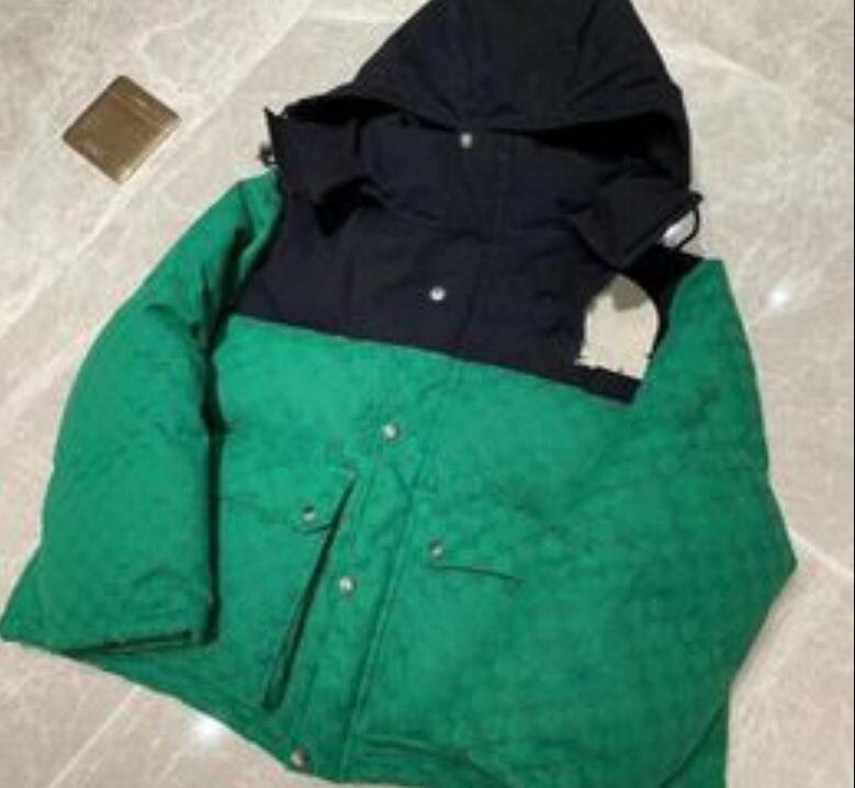 

Mens Down Jacket for Luxury Letter Hooded Casual Thick And Warm Winter Clothing Short Glossy White Duck wonen Coats G1, 09