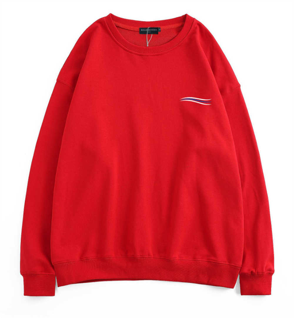 

Women's Hoodies Sweatshirts Fashion Girls Sea Wave Letters Printed Hoodie for Men Winter Women Pullover O-neck Sweater Casual Streetwear Oute, Black