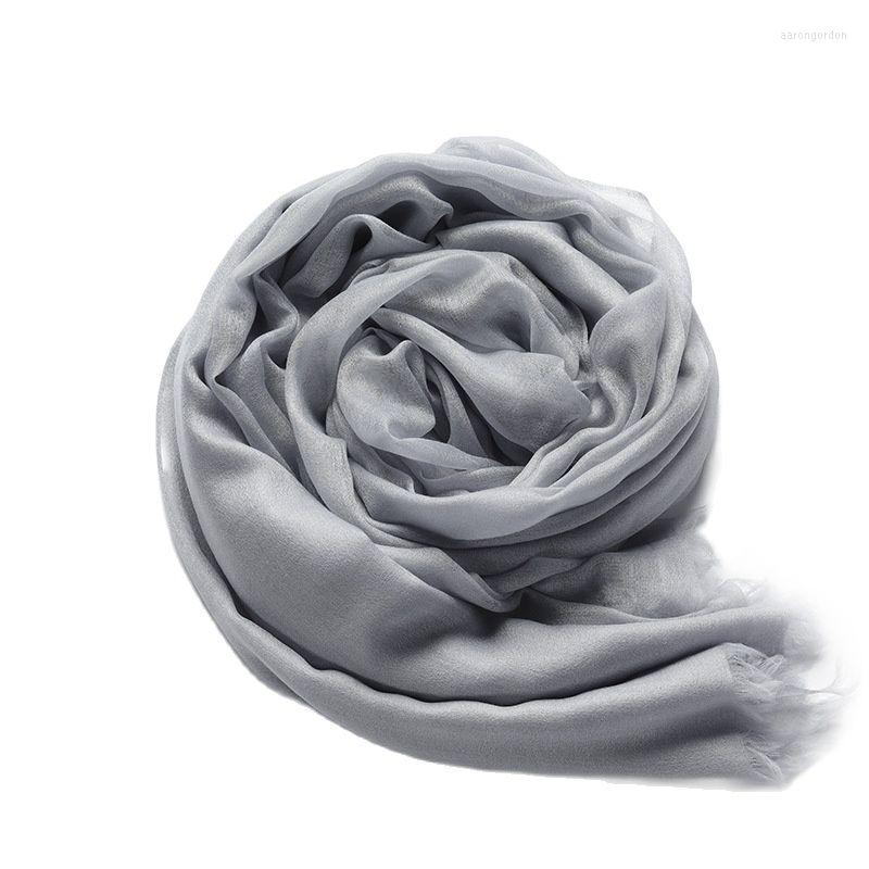 

Scarves Ladies 400 Ring Velvet Thin Style Large Size% 100 Pure Cashmere Scarf Shawl 18 Colors High-end Spring/Summer Solid Color