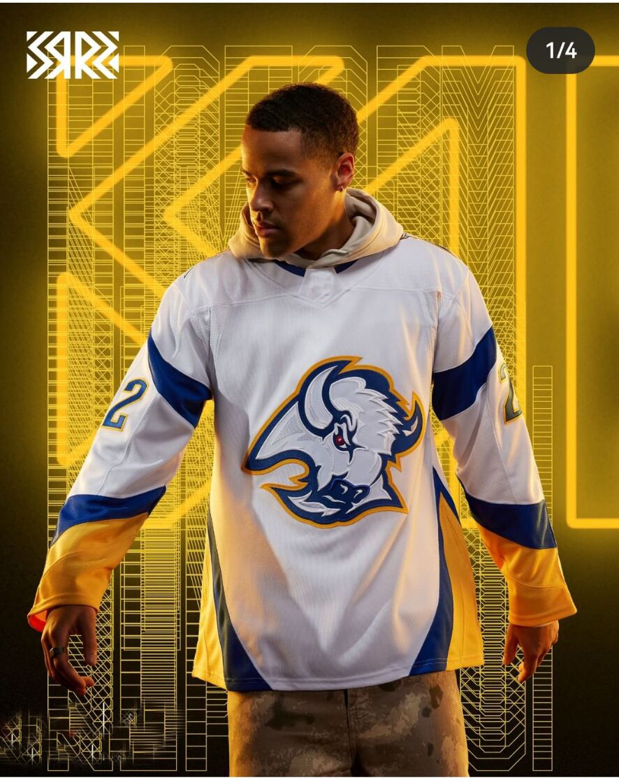 

Rare Sabres 2023 Reverse Retro Jersey Pat LaFontaine Danny Gare Peyton Krebs Kyle Okposo Dylan Cozens Rasmus Dahlin Victor Olofsson Alex Tuch, Men s-xxxl