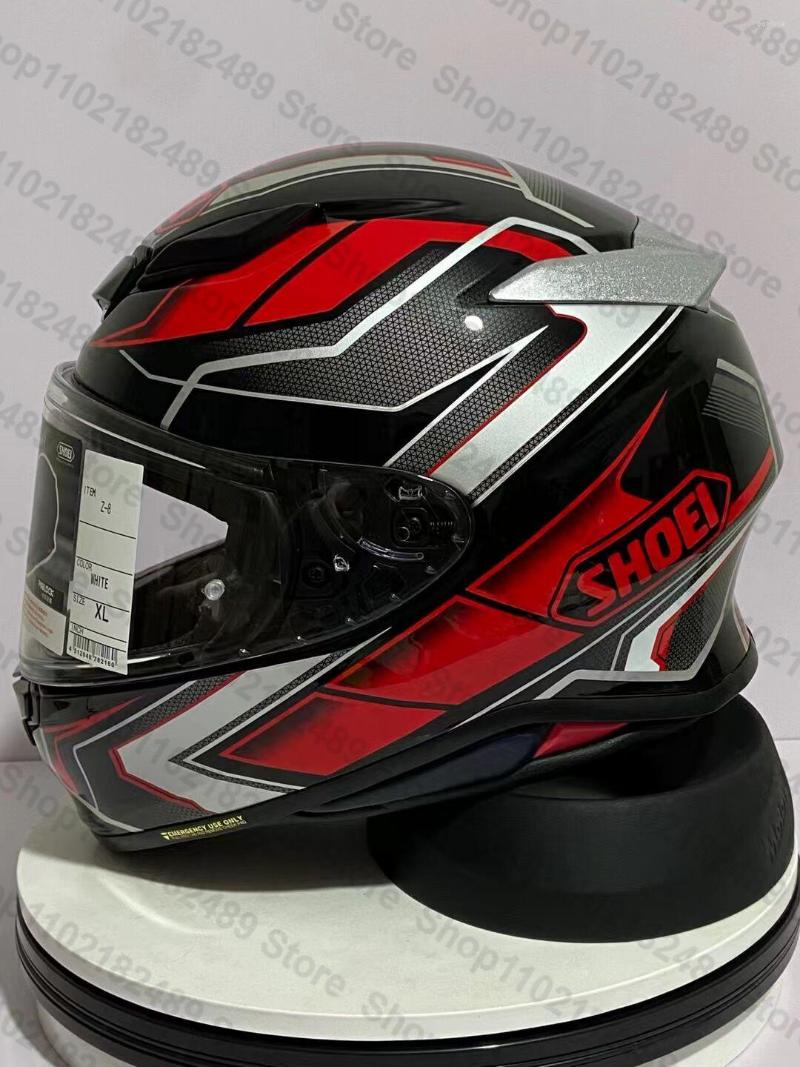 

Motorcycle Helmets For Shoei Z8 Black And Red Helmet Full Cover High Quality Four Seasons Men Women Safety Helmeblack, 1 helmet