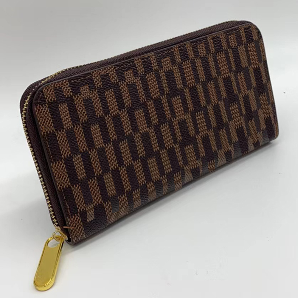 

Women Luxury large purse Flap designer bags lvs handbags Classic Plaid Fashion Men PU leather Interior Zipper Pocket Chirstmas Gift Old Flower Casual Clutch wallet, Black
