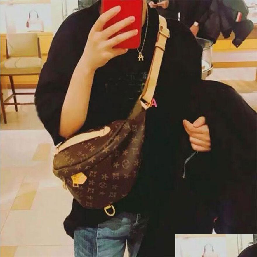 

Waist Bags Newest Stlye Famous Bumbag Cross Body Fashion Shoder Bag Brown Waist Bags Bum Unisex M43644 Size 37X14X13Cm Drop Delivery Dhlib