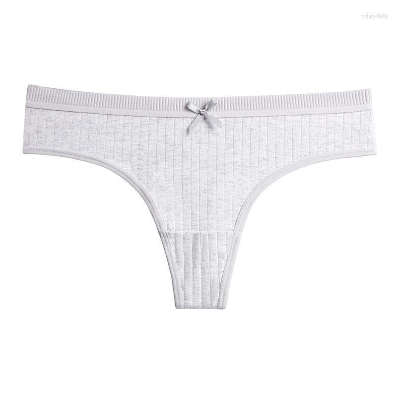 

Women's Panties Women's Cotton Antibacterial Thong Women's Plus Size Sexy Seamless Bow Low Waist UnderwearWomen's, Black