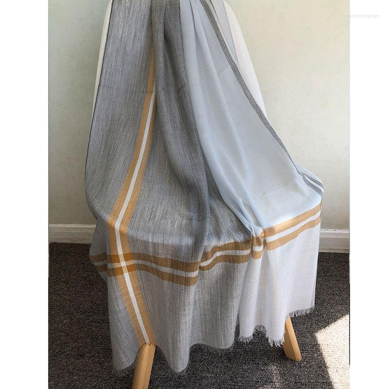 

Scarves Real Cashmere Shawl Scarf Women Silver Striped Ring Velvet Thin Warm Comfortable Pure Color Ladies Windshield