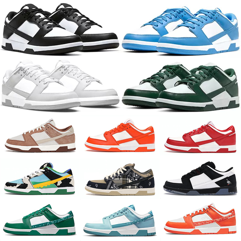 

Designer Running Shoes Panda low University Blue Grey Fog Medium Curry Varsity Green Chunky Dunky Michigan Syracuse Chicago Outdoor Sneakers for Men and Women, Item#11