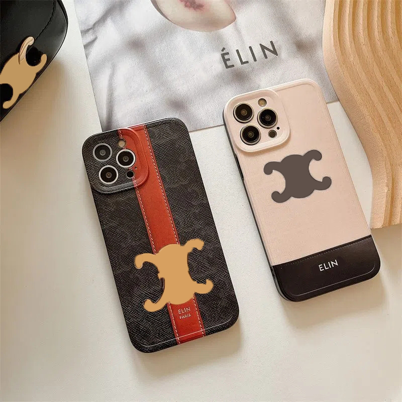 

Fashion Designer Phone Cases For Iphone 14 Pro 13Promax 12 11pro 8 7 Leather 2colors Cover Shell Be Fall Prevention Brand Lin 22102102, White