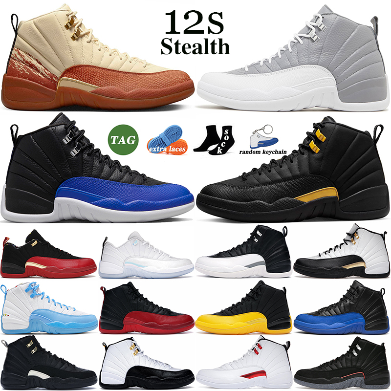 

12 12s men basketball shoes Eastside Golf stealth Black Royalty Taxi Hyper Royal Flu Game Easter University Gold Gamma Blue mens trainers boots sports sneakers